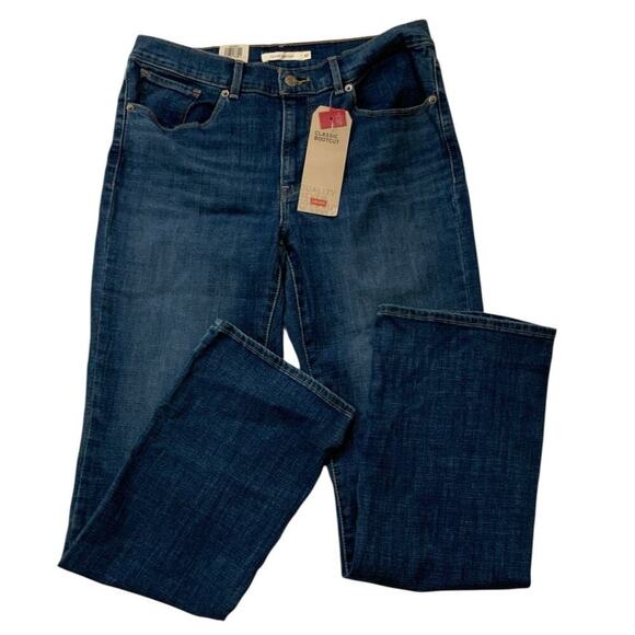 Levis Red Tab Jeans Mens 30x32 Classic Bootcut Dark Wash Streetwear Denim NWT - Picture 3 of 15